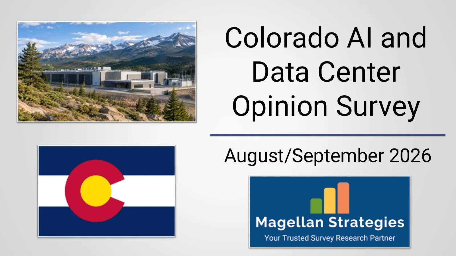 Colorado 2026 AI & Data Center Opinion Survey: title slide